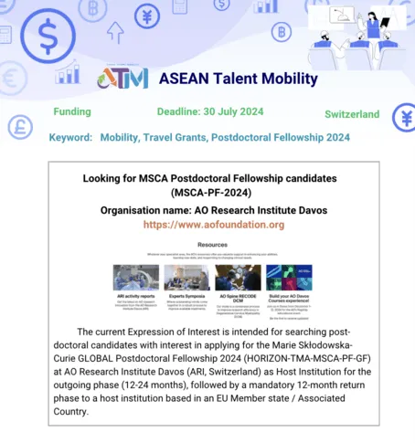 Looking for MSCA Postdoctoral Fellowship candidates (MSCA-PF-2024): Biofabrication, Bioprinting, Biomaterials, Tissue Engineering, 3D invitro models, Regenerative Medicine, Orthopedics
